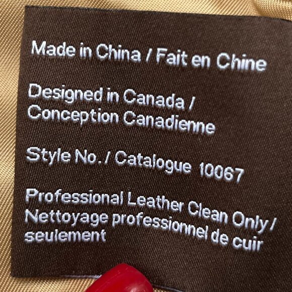 Vintage Danier Leather Blazer Camel Tan Suede Jacket - Picture 5 of 5